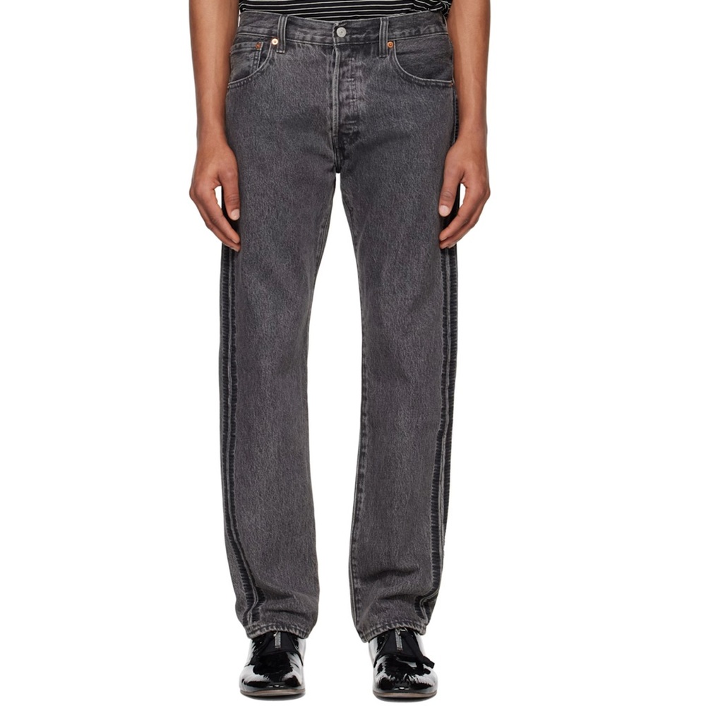 Undercover Gray Straight Men Jeans